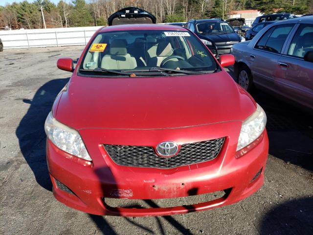 JTDBL40EX9J052424 - 2009 TOYOTA COROLLA BASE RED photo 5