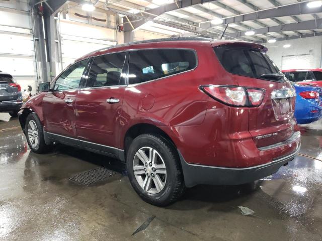 1GNKVHKD4HJ170447 - 2017 CHEVROLET TRAVERSE LT BURGUNDY photo 2