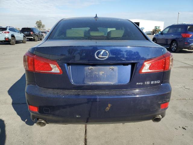 JTHCF5C28D5063523 - 2013 LEXUS IS 250 BLUE photo 6