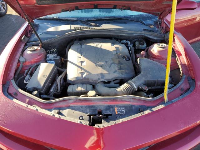 2G1FB1E30D9167007 - 2013 CHEVROLET CAMARO LT RED photo 11