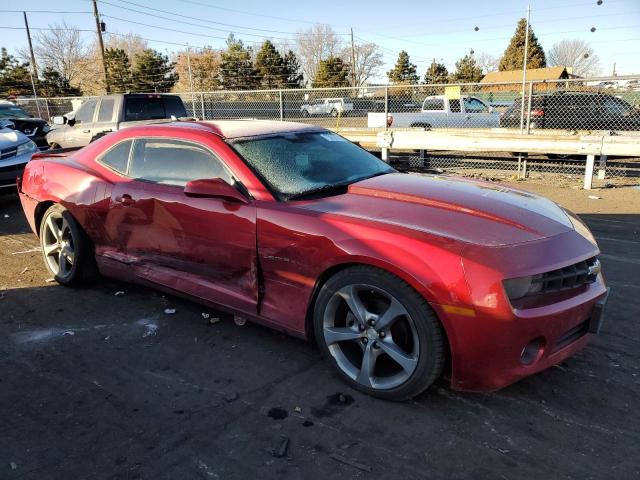 2G1FB1E30D9167007 - 2013 CHEVROLET CAMARO LT RED photo 4