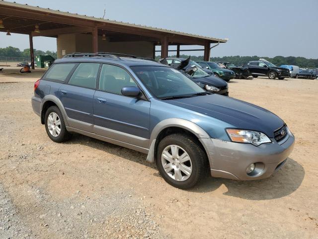 4S4BP62C057371829 - 2005 SUBARU LEGACY OUTBACK 2.5I LIMITED BLUE photo 4