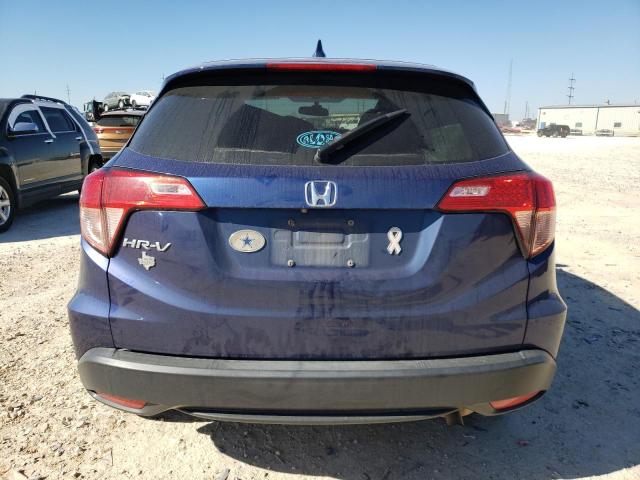 3CZRU5H54GM705152 - 2016 HONDA HR-V EX BLUE photo 6