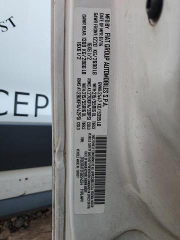 ZFBERFAT2F6954524 - 2015 RAM PROMASTER WHITE photo 13