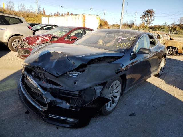 5YJSA1CP8DFP27995 - 2013 TESLA MODEL S Սև լուսանկար 1