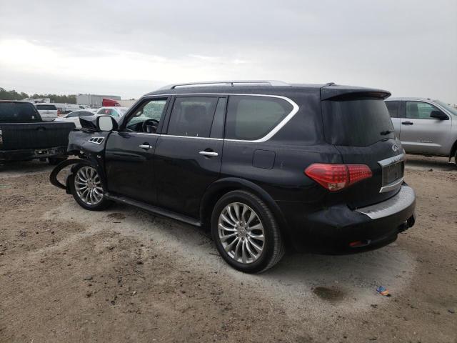 JN8AZ2NF0H9643902 - 2017 INFINITI QX80 BASE BLACK photo 2