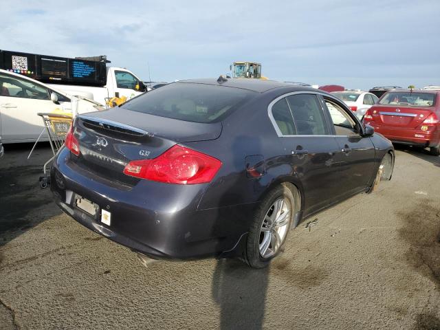 JN1CV6AP0DM719151 - 2013 INFINITI G37 BASE GRAY photo 3