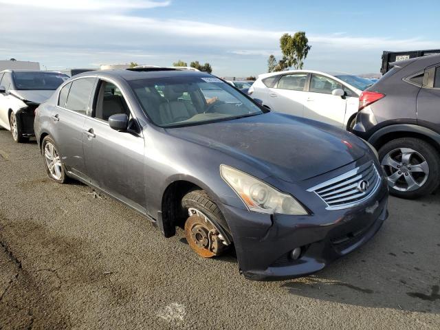 JN1CV6AP0DM719151 - 2013 INFINITI G37 BASE GRAY photo 4