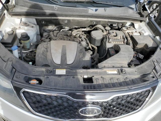 5XYKW4A28CG298021 - 2012 KIA SORENTO SX SILVER photo 11