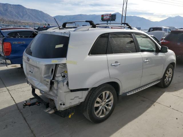 5XYKW4A28CG298021 - 2012 KIA SORENTO SX SILVER photo 3