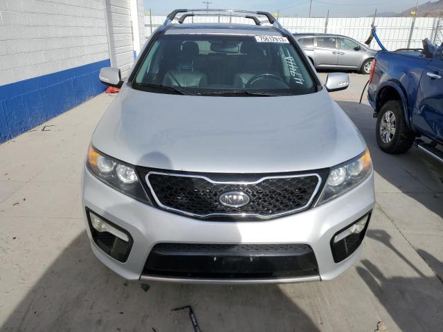 5XYKW4A28CG298021 - 2012 KIA SORENTO SX SILVER photo 5