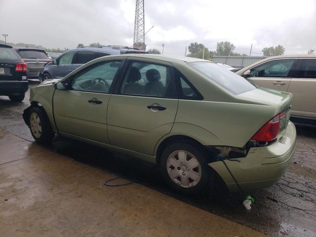 1FAHP34N97W274428 - 2007 FORD FOCUS ZX4 GREEN photo 2