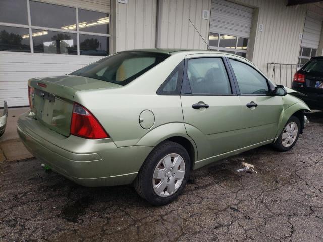 1FAHP34N97W274428 - 2007 FORD FOCUS ZX4 GREEN photo 3