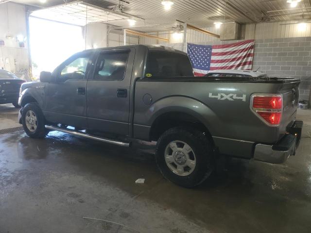 1FTFW1EF5BFA61405 - 2011 FORD F150 SUPERCREW GRAY photo 2