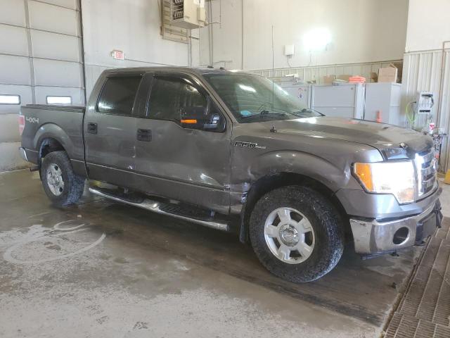 1FTFW1EF5BFA61405 - 2011 FORD F150 SUPERCREW GRAY photo 4