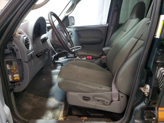 1J4GL38K45W565931 - 2005 JEEP LIBERTY RENEGADE GREEN photo 7