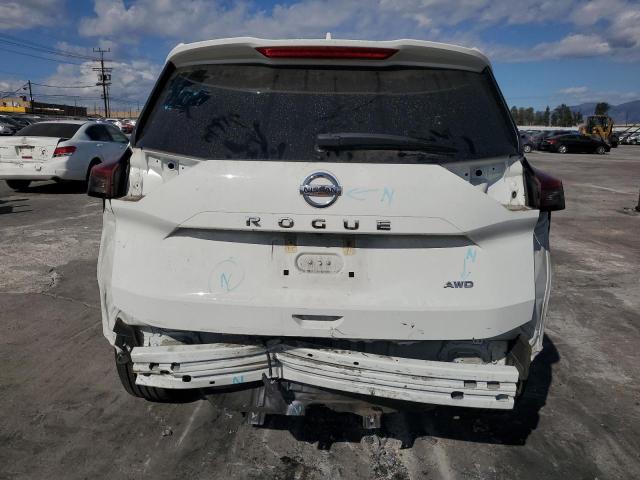 5N1AT3AB0MC695562 - 2021 NISSAN ROGUE S WHITE photo 6