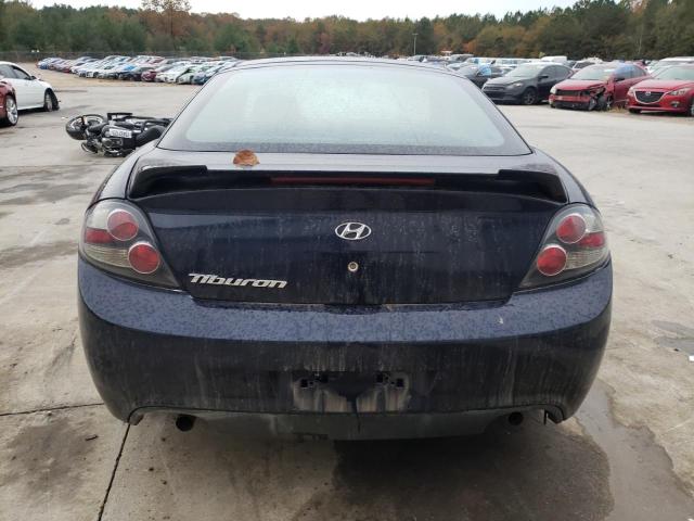 KMHHM66DX8U294818 - 2008 HYUNDAI TIBURON GS BLUE photo 6