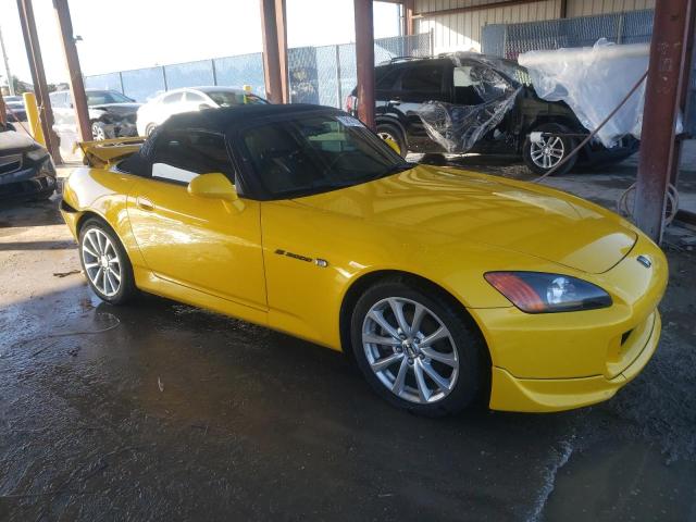 JHMAP11441T000508 - 2001 HONDA S2000 YELLOW photo 4