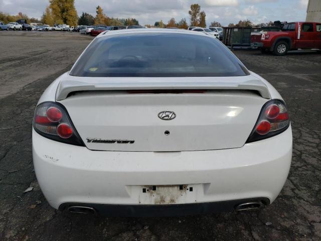 KMHHM66D17U258367 - 2007 HYUNDAI TIBURON GS WHITE photo 6