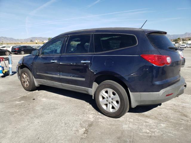 1GNKRFED5CJ174410 - 2012 CHEVROLET TRAVERSE LS BLUE photo 2