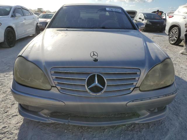 WDBNG75J24A416688 - 2004 MERCEDES-BENZ S 500 GRAY photo 5