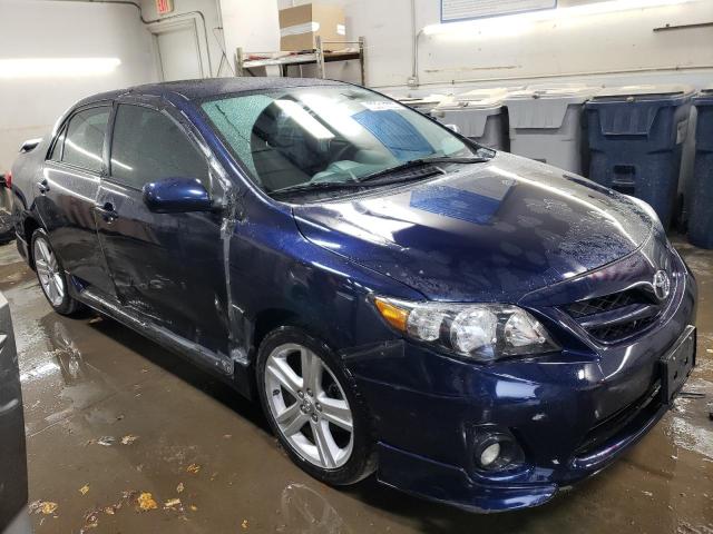 2T1BU4EE7DC123265 - 2013 TOYOTA COROLLA BASE BLUE photo 4