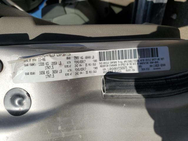 1J8HG48KX7C565675 - 2007 JEEP COMMANDER 银色 照片 13