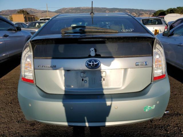 JTDKN3DP8F3072803 - 2015 TOYOTA PRIUS PLUG GREEN photo 6