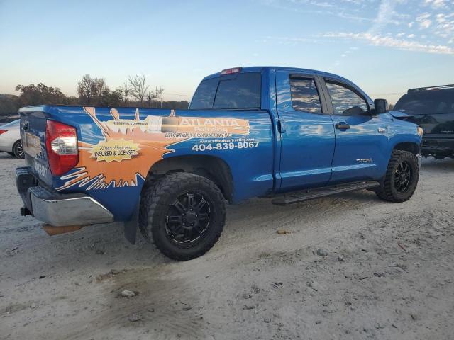 5TFRW5F12HX215921 - 2017 TOYOTA TUNDRA DOUBLE CAB SR/SR5 BLUE photo 3