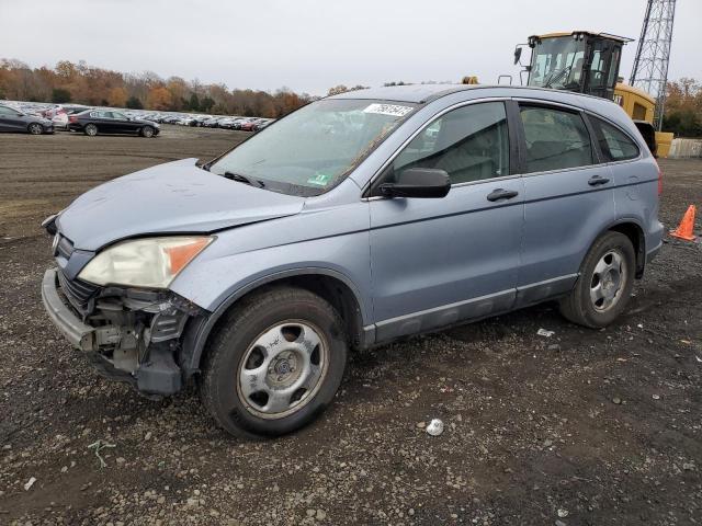 5J6RE38358L005451 - 2008 HONDA CR-V LX BLUE photo 1