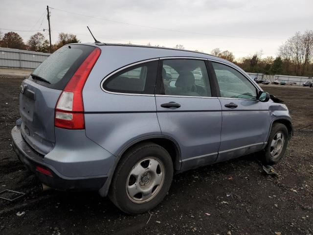 5J6RE38358L005451 - 2008 HONDA CR-V LX BLUE photo 3