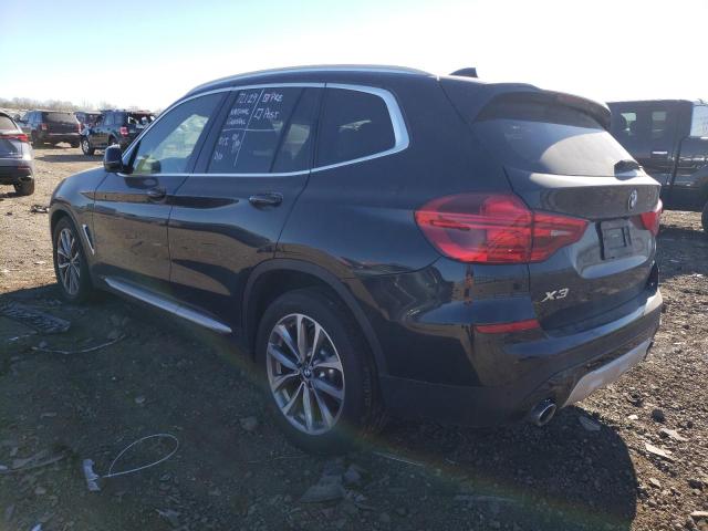 5UXTR9C54KLD92126 - 2019 BMW X3 XDRIVE30I BLACK photo 2