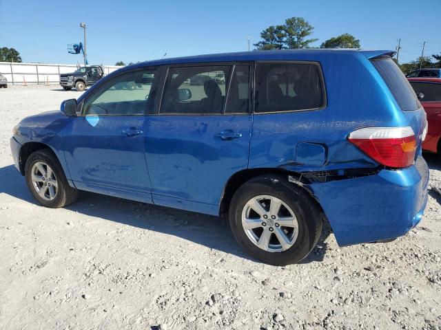 JTEES41A982080876 - 2008 TOYOTA HIGHLANDER BLUE photo 2