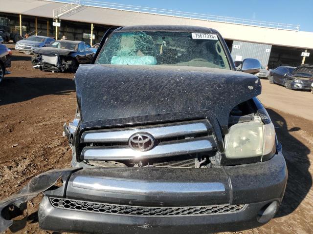 5TBRU34165S450622 - 2005 TOYOTA TUNDRA ACCESS CAB SR5 BLACK photo 5