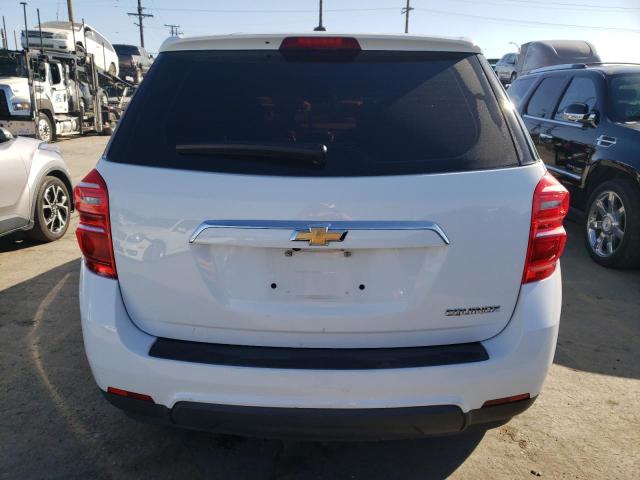 2GNALBEK7G1152607 - 2016 CHEVROLET EQUINOX LS WHITE photo 6