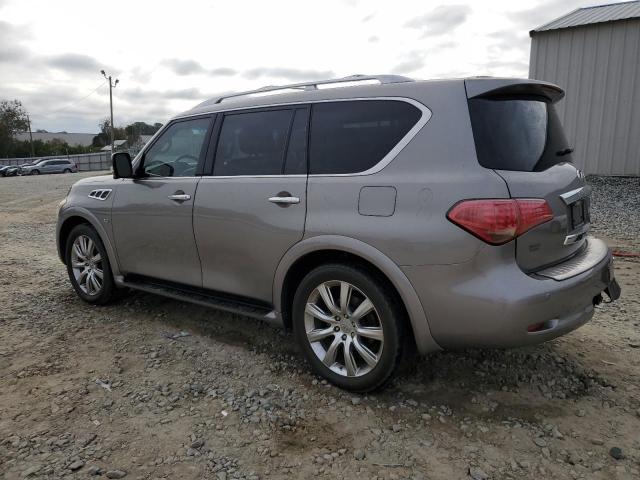 JN8AZ2NF9E9551148 - 2014 INFINITI QX80 GRAY photo 2