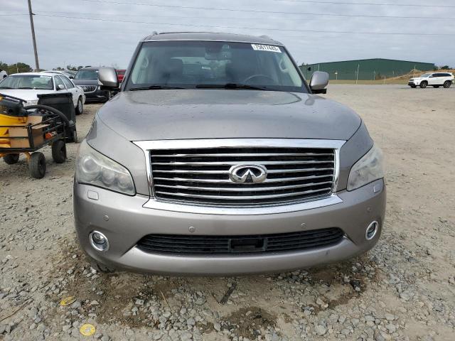 JN8AZ2NF9E9551148 - 2014 INFINITI QX80 GRAY photo 5