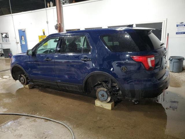 1FM5K8AR0HGC10060 - 2017 FORD EXPLORER POLICE INTERCEPTOR 蓝色 照片 2