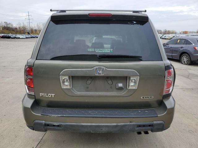 5FNYF18778B016220 - 2008 HONDA PILOT EXL GREEN photo 6