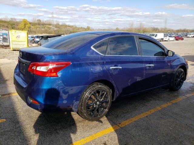 3N1AB7AP8GY327364 - 2016 NISSAN SENTRA S BLUE photo 3