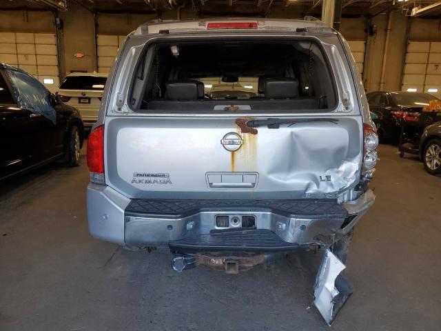 5N1AA08B44N703743 - 2004 NISSAN ARMADA SE SILVER photo 6