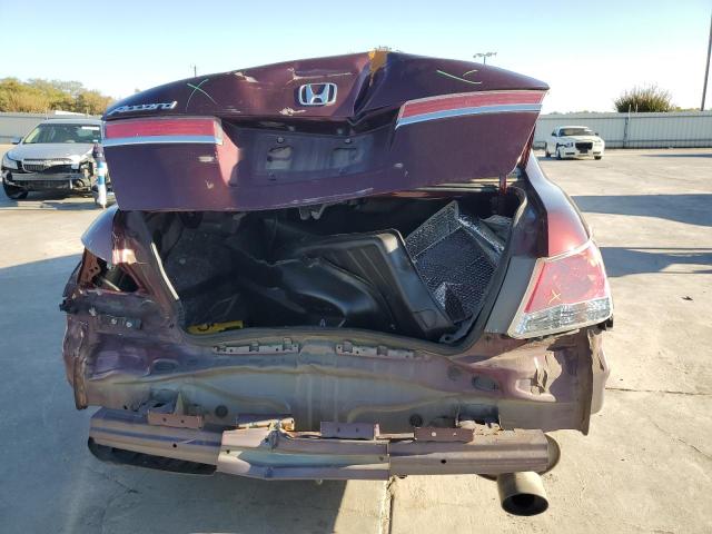 1HGCP2F88CA065602 - 2012 HONDA ACCORD EXL BURGUNDY photo 6