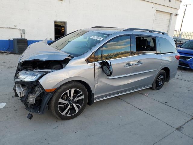 5FNRL6H91JB033452 - 2018 HONDA ODYSSEY ELITE Srebrny zdjęcie 1