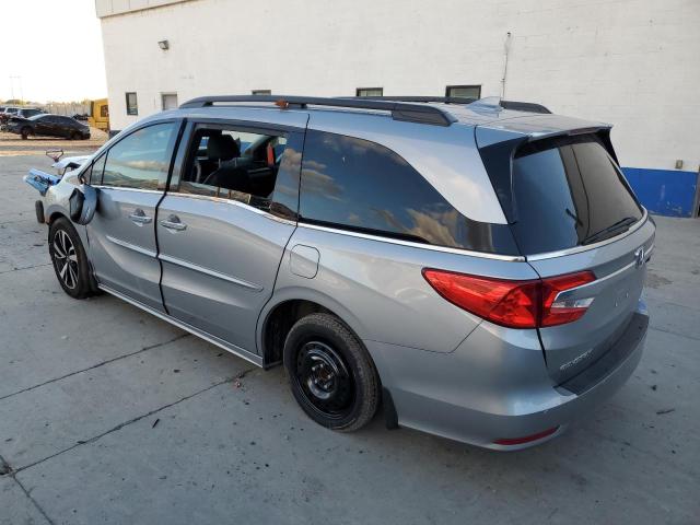 5FNRL6H91JB033452 - 2018 HONDA ODYSSEY ELITE Srebrny zdjęcie 2