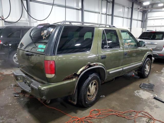 1GNDT13W11K235096 - 2001 CHEVROLET BLAZER GREEN photo 3