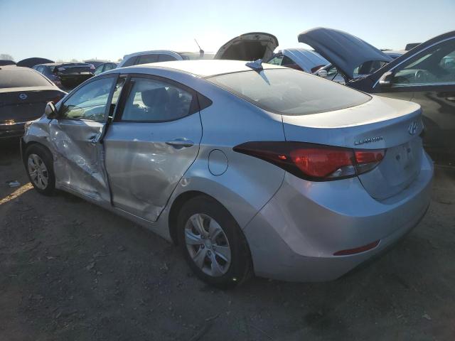 5NPDH4AE0GH663657 - 2016 HYUNDAI ELANTRA SE SILVER photo 2