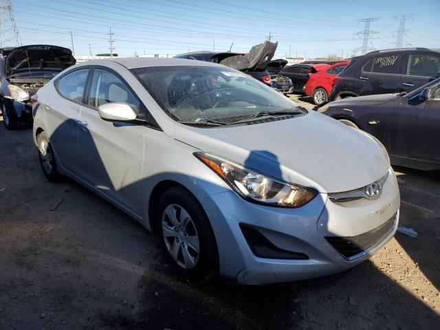 5NPDH4AE0GH663657 - 2016 HYUNDAI ELANTRA SE SILVER photo 4