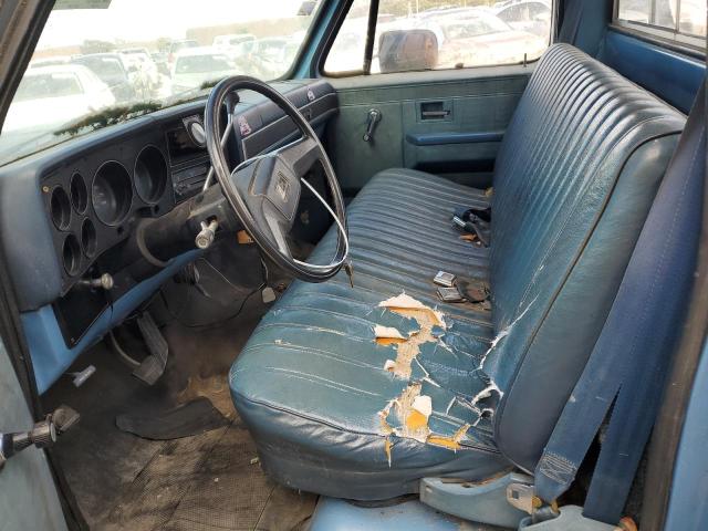 2GCCC14H5F1172435 - 1985 CHEVROLET C10 BLUE photo 7