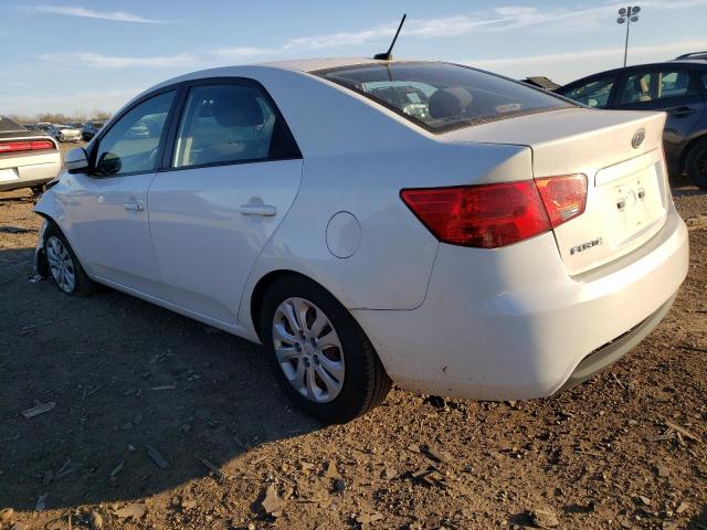 KNAFU4A2XD5736357 - 2013 KIA FORTE EX WHITE photo 2